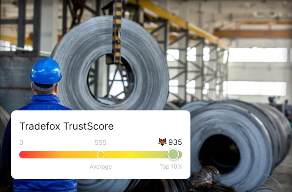 Tradefox Trustscore scrap metal recycling KYC reports